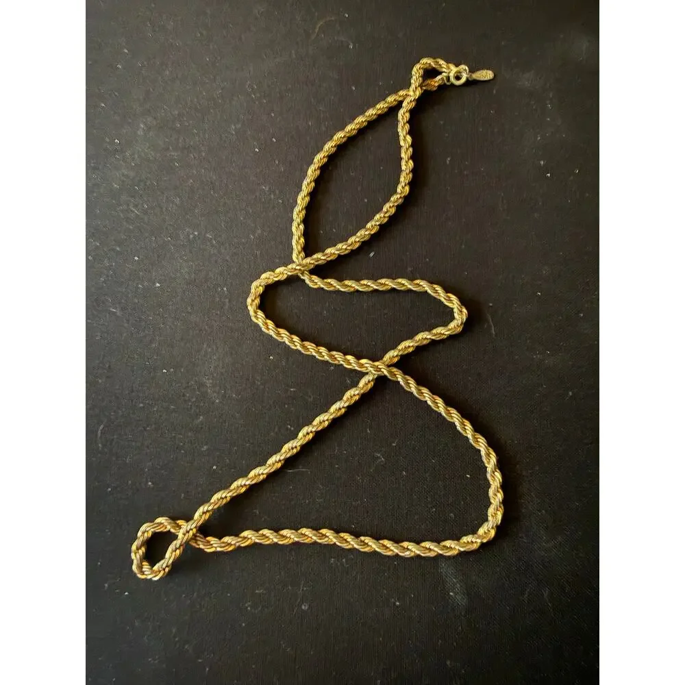 Vintage Napier Twisted Gold Chain